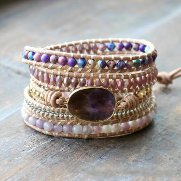 Avenue Of Stars Jasper Wrap Bracelet-Your Soul Place